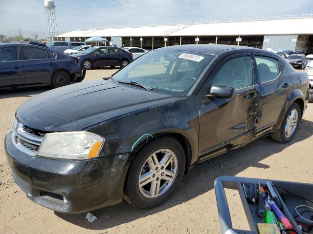 1C3CDZCG8DN709108 - 2013 DODGE AVENGER SXT BLACK photo 1