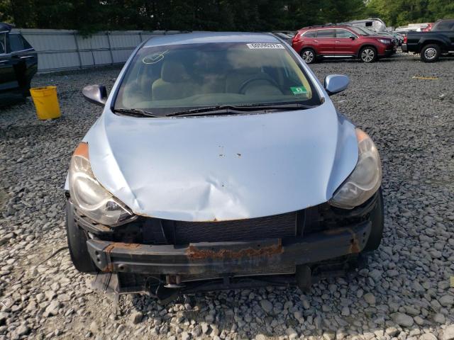 KMHDH4AE1BU134566 - 2011 HYUNDAI ELANTRA GLS BLUE photo 5