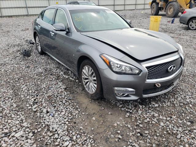 JN1BY1PPXFM601527 - 2015 INFINITI Q70L 3.7 GRAY photo 4