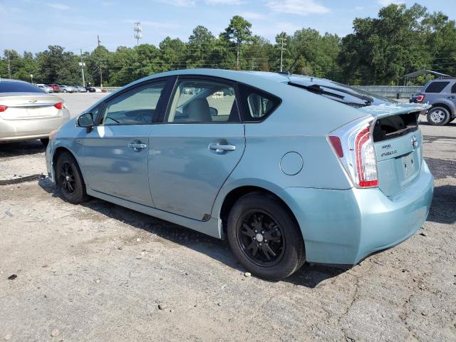 JTDKN3DU5D1667770 - 2013 TOYOTA PRIUS TURQUOISE photo 2