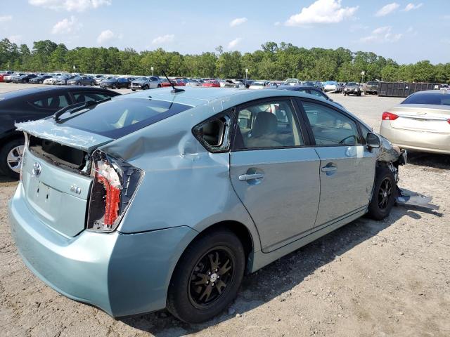 JTDKN3DU5D1667770 - 2013 TOYOTA PRIUS TURQUOISE photo 3