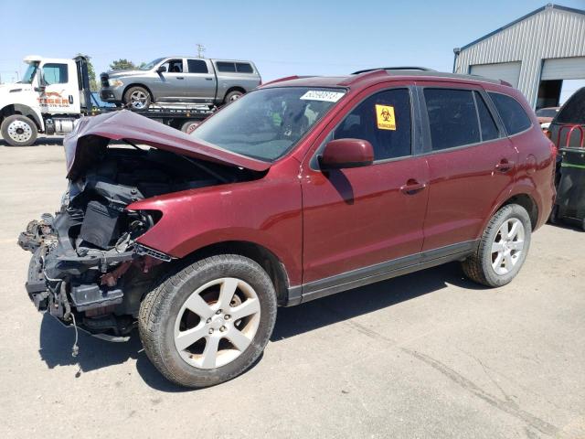 5NMSH73E27H036736 - 2007 HYUNDAI SANTA FE SE RED photo 1