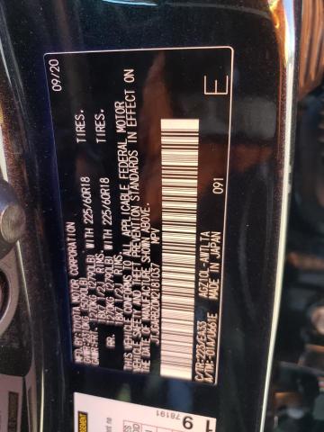 JTJGARBZ0M2181037 - 2021 LEXUS NX 300 BASE შავი ფოტო 13