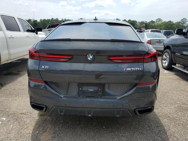 5UXCY8C00P9P75175 - 2023 BMW X6 M50I GRAY photo 6