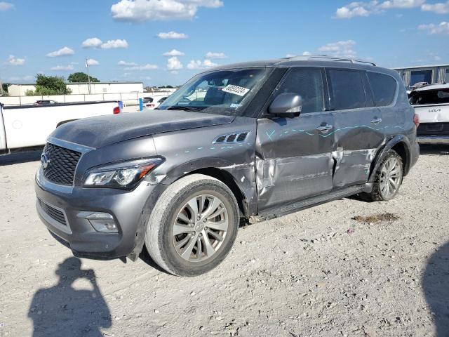 JN8AZ2NE4H9151025 - 2017 INFINITI QX80 BASE GRAY photo 1