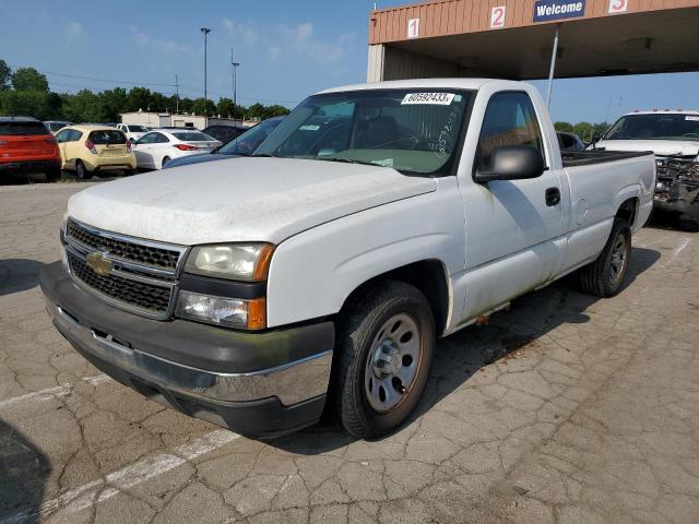 1GCEC14X97Z126891 - 2007 CHEVROLET SILVERADO C1500 CLASSIC WHITE photo 1