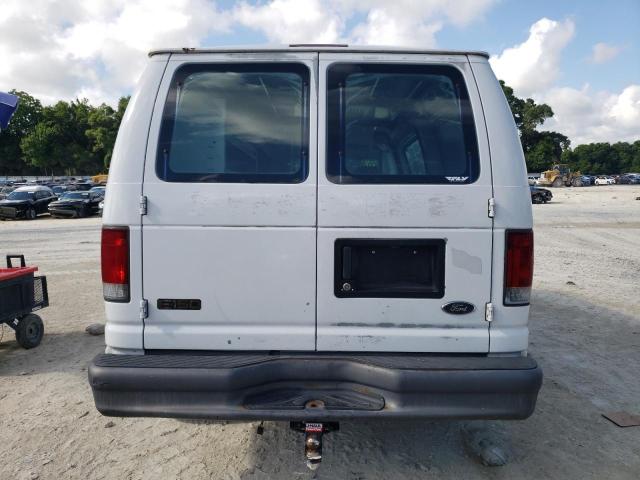 1FTRE14WX5HA08693 - 2005 FORD ECONOLINE E150 VAN WHITE photo 6