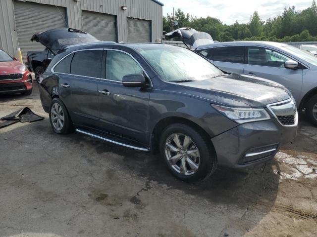 5FRYD4H84EB032708 - 2014 ACURA MDX ADVANCE GRAY photo 4