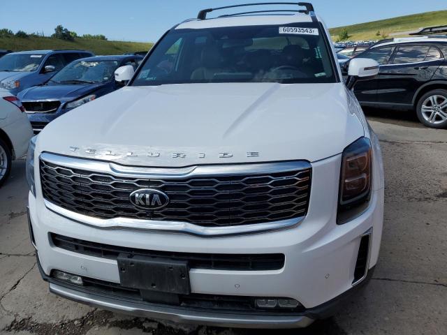 5XYP5DHC9MG127836 - 2021 KIA TELLURIDE SX WHITE photo 5