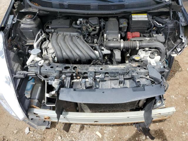 3N1CN7AP2JL848259 - 2018 NISSAN VERSA S GRAY photo 11