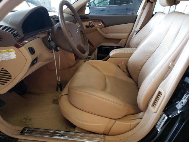 WDBNG83J95A453408 - 2005 MERCEDES-BENZ S 430 4MATIC BLACK photo 7