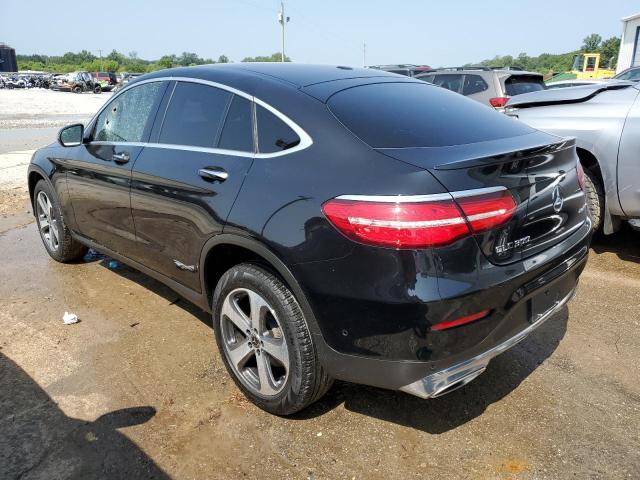 WDC0J4KB4KF579314 - 2019 MERCEDES-BENZ GLC COUPE 300 4MATIC BLACK photo 2