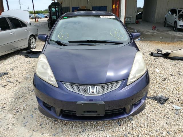 JHMGE886X9S043669 - 2009 HONDA FIT SPORT PURPLE photo 5