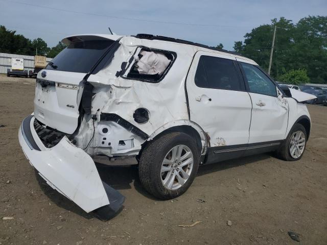 1FM5K8D80JGB73777 - 2018 FORD EXPLORER XLT WHITE photo 3