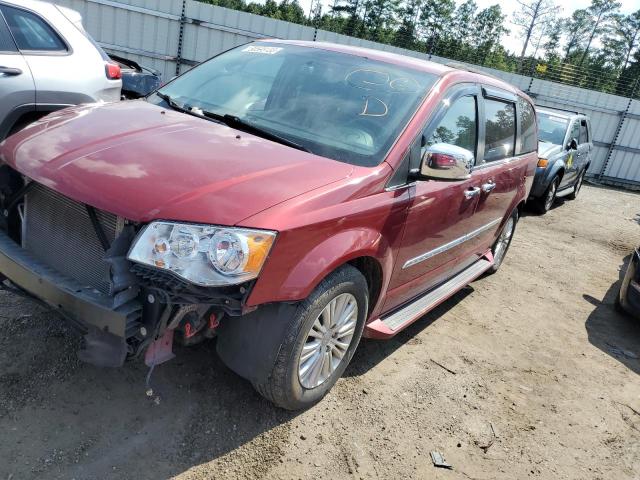 2C4RC1CG4CR349072 - 2012 CHRYSLER TOWN & COU TOURING L RED photo 1