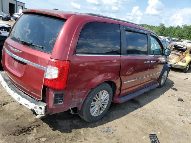 2C4RC1CG4CR349072 - 2012 CHRYSLER TOWN & COU TOURING L RED photo 3