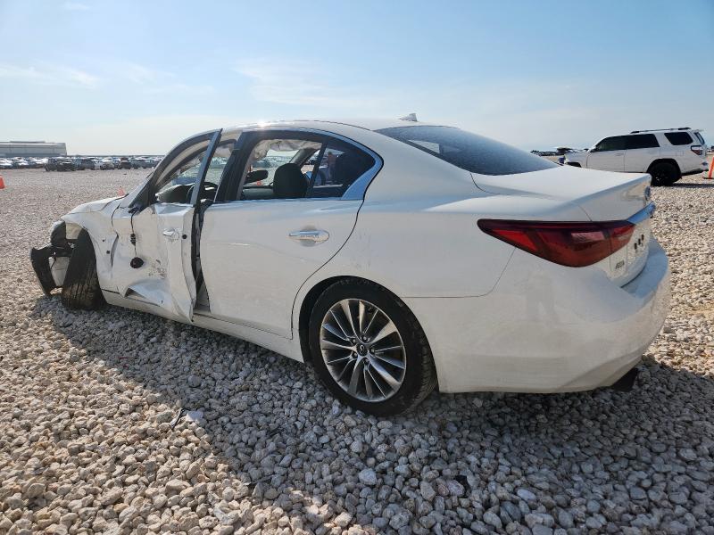 JN1EV7AR5JM444212 - 2018 INFINITI Q50 LUXE WHITE photo 2