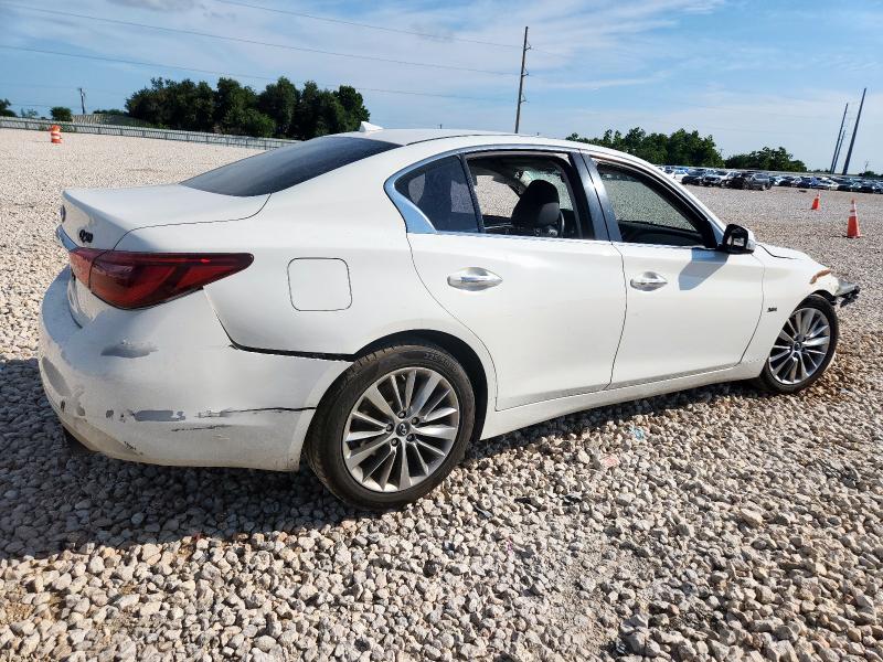 JN1EV7AR5JM444212 - 2018 INFINITI Q50 LUXE WHITE photo 3