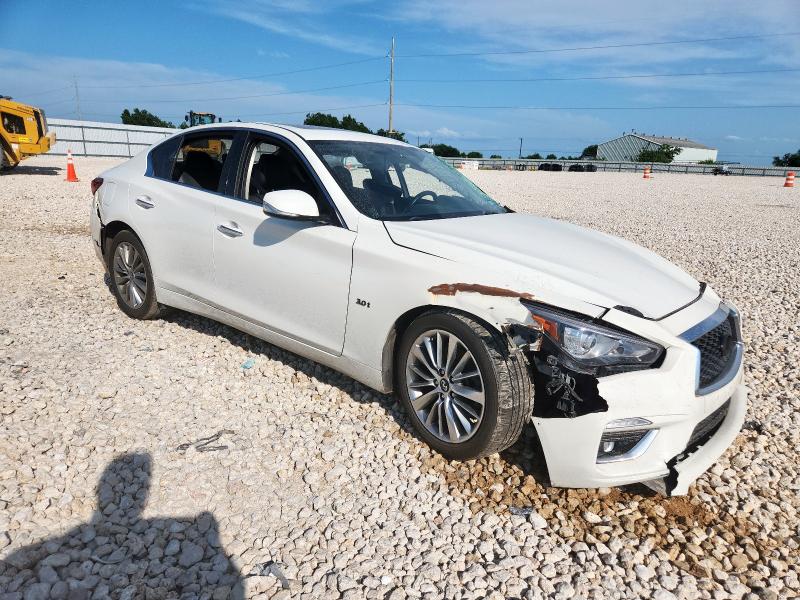 JN1EV7AR5JM444212 - 2018 INFINITI Q50 LUXE WHITE photo 4