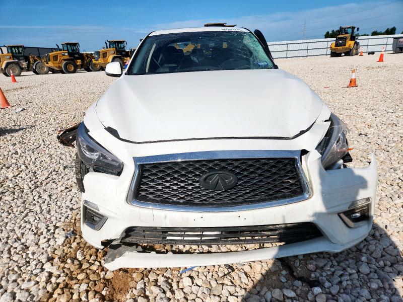 JN1EV7AR5JM444212 - 2018 INFINITI Q50 LUXE WHITE photo 5