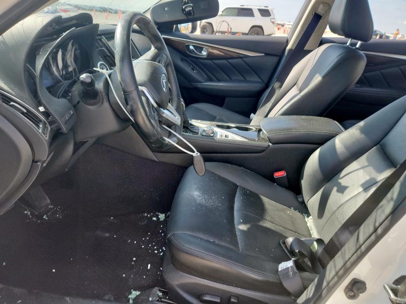 JN1EV7AR5JM444212 - 2018 INFINITI Q50 LUXE WHITE photo 7