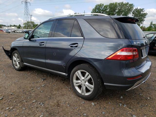 4JGDA5HB6DA128126 - 2013 MERCEDES-BENZ ML 350 4MATIC GRAY photo 2