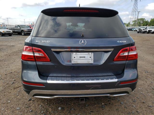 4JGDA5HB6DA128126 - 2013 MERCEDES-BENZ ML 350 4MATIC GRAY photo 6