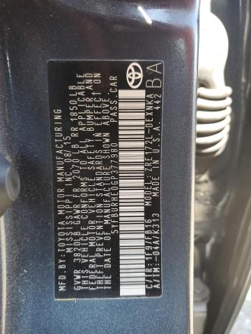 5YFBURHE0GP377980 - 2016 TOYOTA COROLLA L ლურჯი ფოტო 13