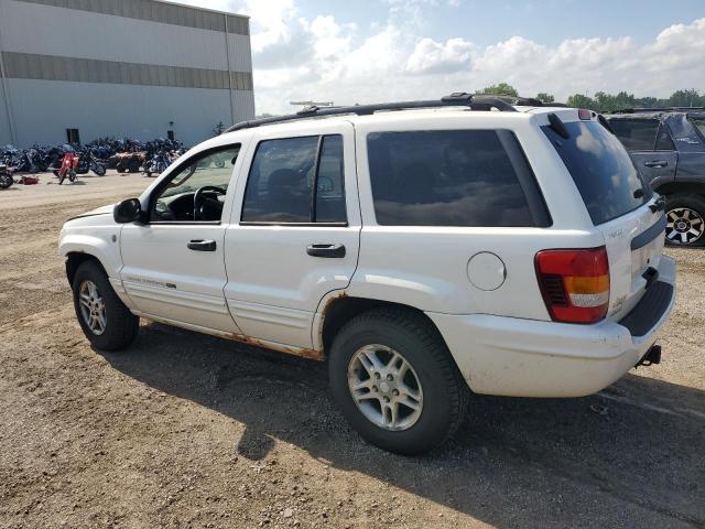 1J4GW48N34C403490 - 2004 JEEP GRND CHERO LAREDO WHITE photo 2