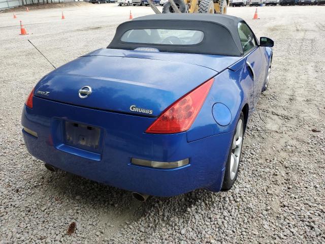 JN1AZ36A36M455344 - 2006 NISSAN 350Z ROADSTER BLUE photo 4