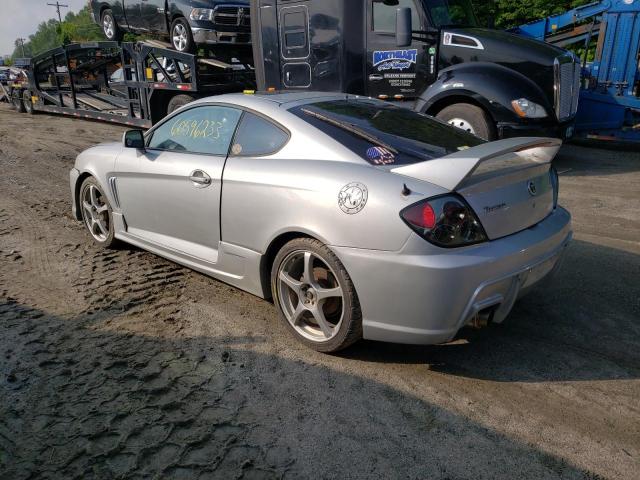 KMHHN65F13U075805 - 2003 HYUNDAI TIBURON GT SILVER photo 2