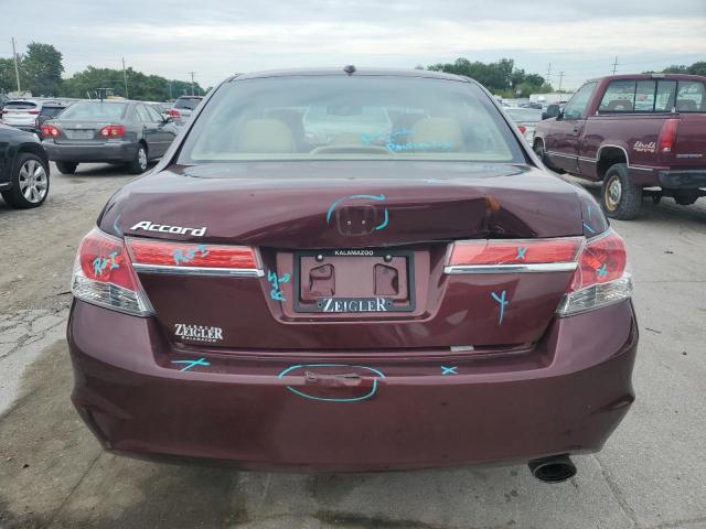 1HGCP2F8XBA084361 - 2011 HONDA ACCORD EXL BURGUNDY photo 6