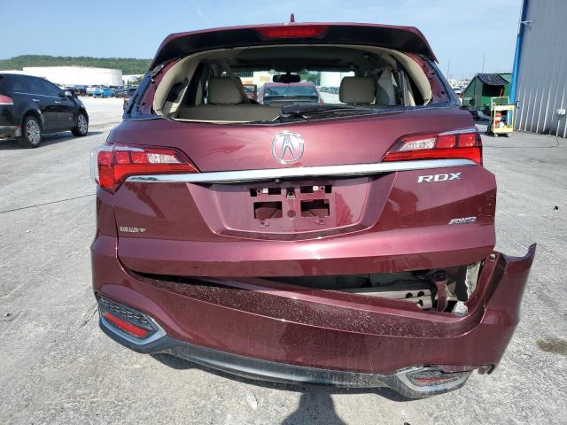 5J8TB4H3XJL018133 - 2018 ACURA RDX MAROON photo 6