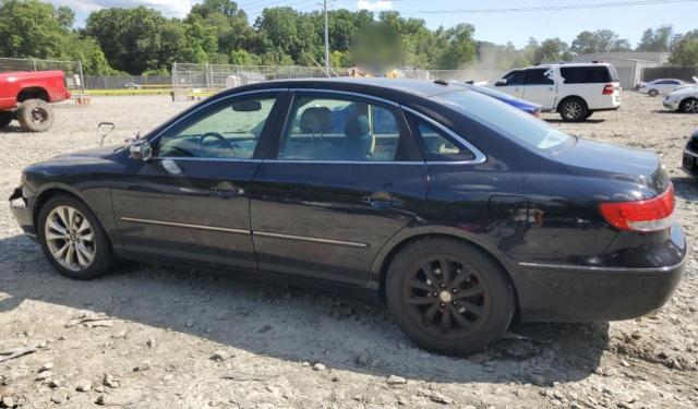 KMHFC46F58A295473 - 2008 HYUNDAI AZERA SE BLACK photo 2