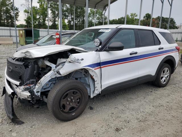 1FM5K8AB9NGA92041 - 2022 FORD EXPLORER POLICE INTERCEPTOR 白色 照片 1
