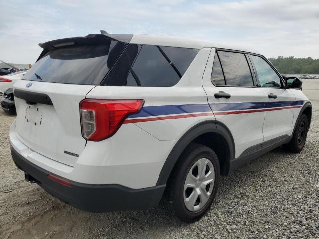 1FM5K8AB9NGA92041 - 2022 FORD EXPLORER POLICE INTERCEPTOR 白色 照片 3