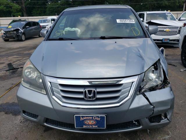 5FNRL3H41AB103860 - 2010 HONDA ODYSSEY EX BLUE photo 5