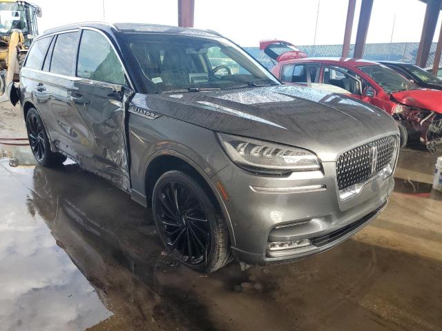 5LM5J7XC6MGL09103 - 2021 LINCOLN AVIATOR RESERVE GRAY photo 4