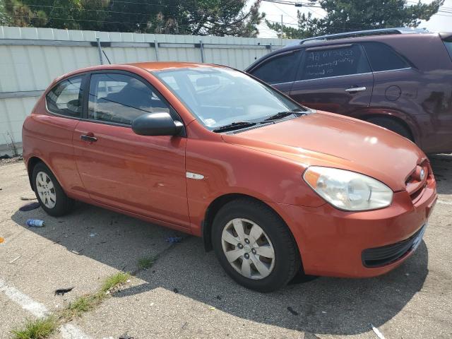 KMHCM36C69U120407 - 2009 HYUNDAI ACCENT GS ORANGE photo 4