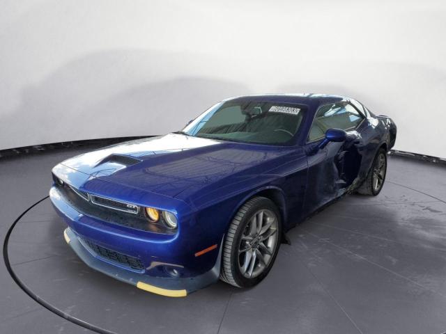 2C3CDZKG7MH681361 - 2021 DODGE CHALLENGER GT BLUE photo 1