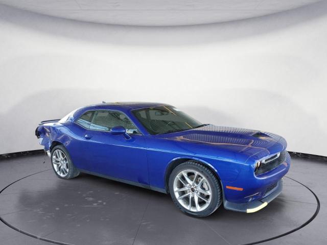 2C3CDZKG7MH681361 - 2021 DODGE CHALLENGER GT BLUE photo 4