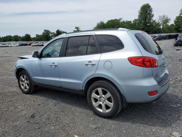 5NMSH73E08H154222 - 2008 HYUNDAI SANTA FE SE BLUE photo 2