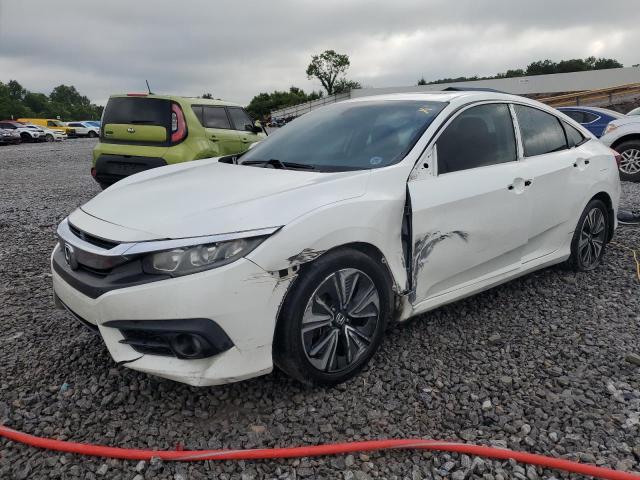 19XFC1F75GE004722 - 2016 HONDA CIVIC EXL WHITE photo 1