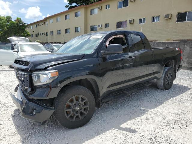 5TFRY5F14MX277230 - 2021 TOYOTA TUNDRA DOUBLE CAB SR/SR5 BLACK photo 1
