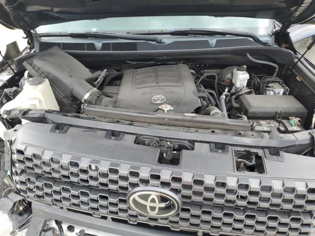 5TFRY5F14MX277230 - 2021 TOYOTA TUNDRA DOUBLE CAB SR/SR5 BLACK photo 11
