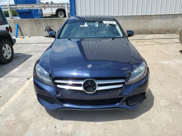 55SWF4JB3JU274066 - 2018 MERCEDES-BENZ C 300 BLUE photo 5