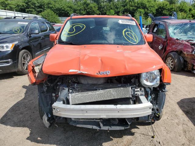 ZACCJBBB6HPF32296 - 2017 JEEP RENEGADE LATITUDE ORANGE photo 5