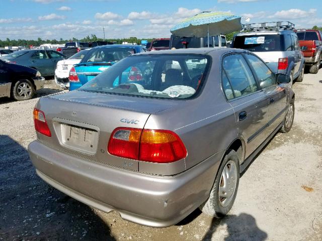 1HGEJ6679YL010516 - 2000 HONDA CIVIC LX TAN photo 4