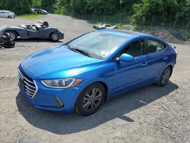 5NPD84LF9JH337806 - 2018 HYUNDAI ELANTRA SEL BLUE photo 1