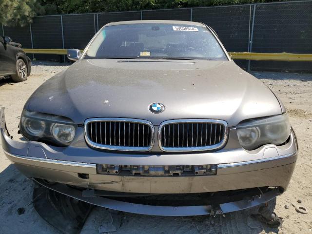 WBAGN63472DR07659 - 2002 BMW 745 LI GRAY photo 5